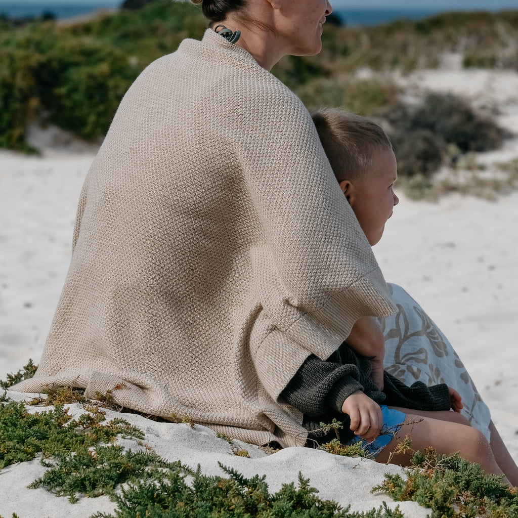 Leni blanket, mushroom