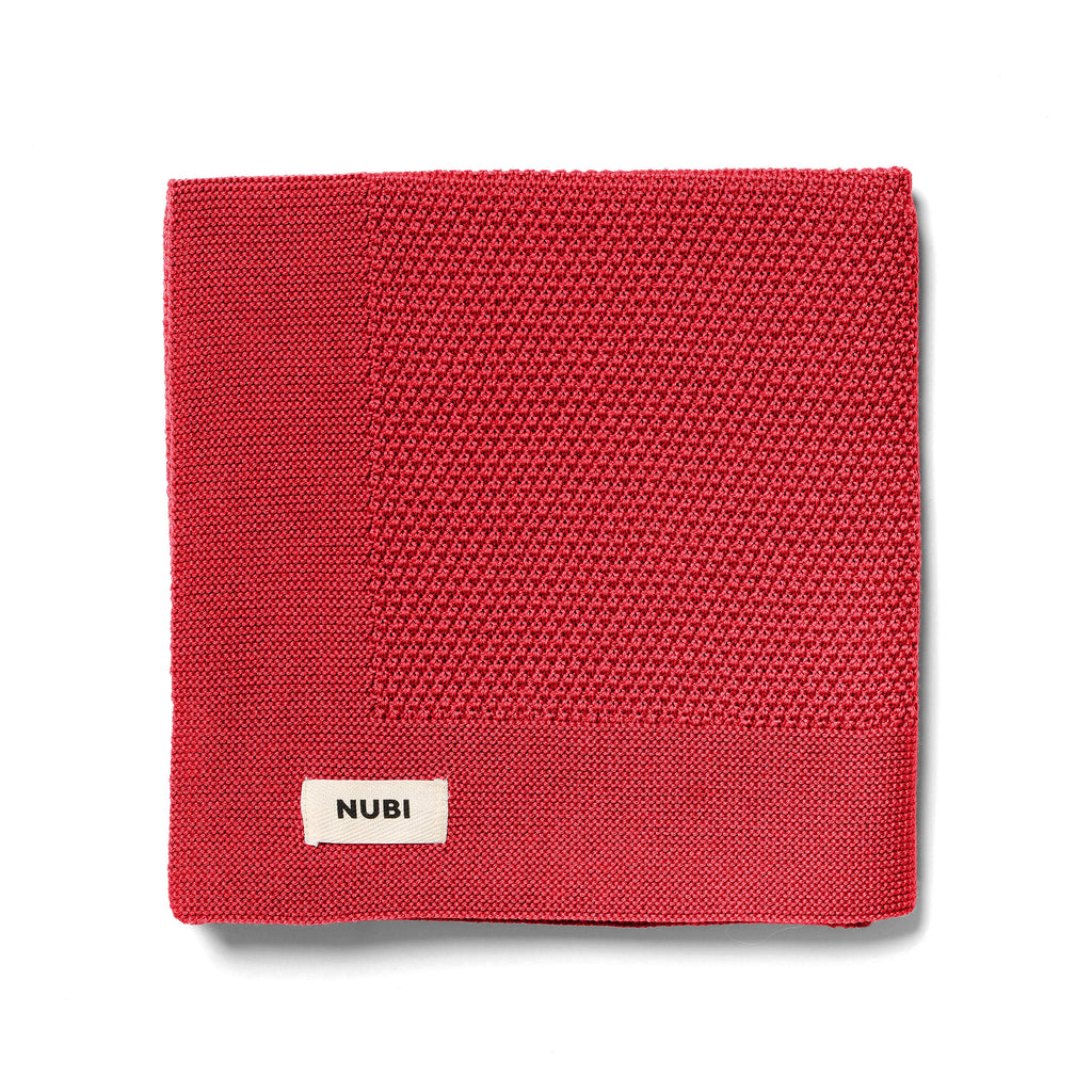 Leni blanket, poppy red