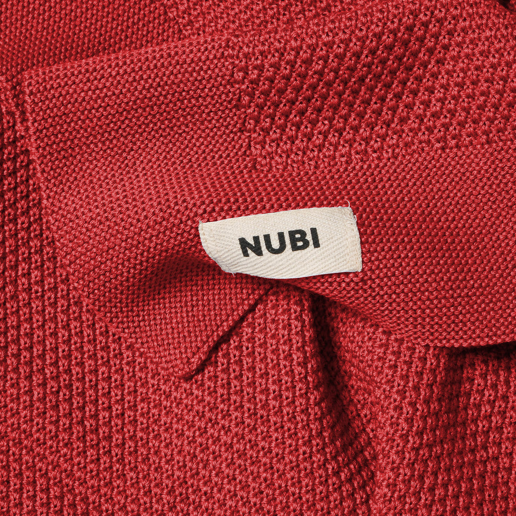 Leni blanket, poppy red