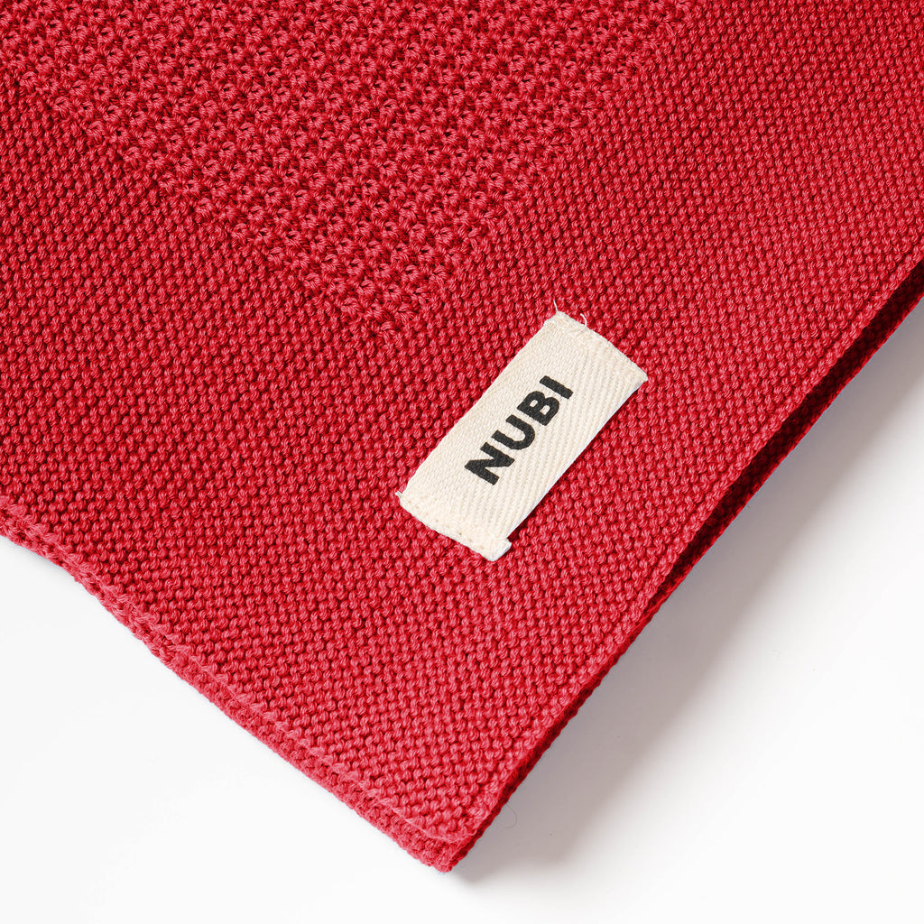 Leni blanket, poppy red