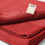 Leni blanket, poppy red