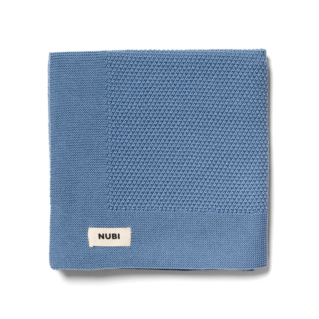 Leni blanket, azure blue