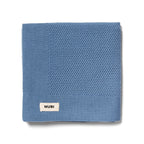 Leni blanket, azure blue