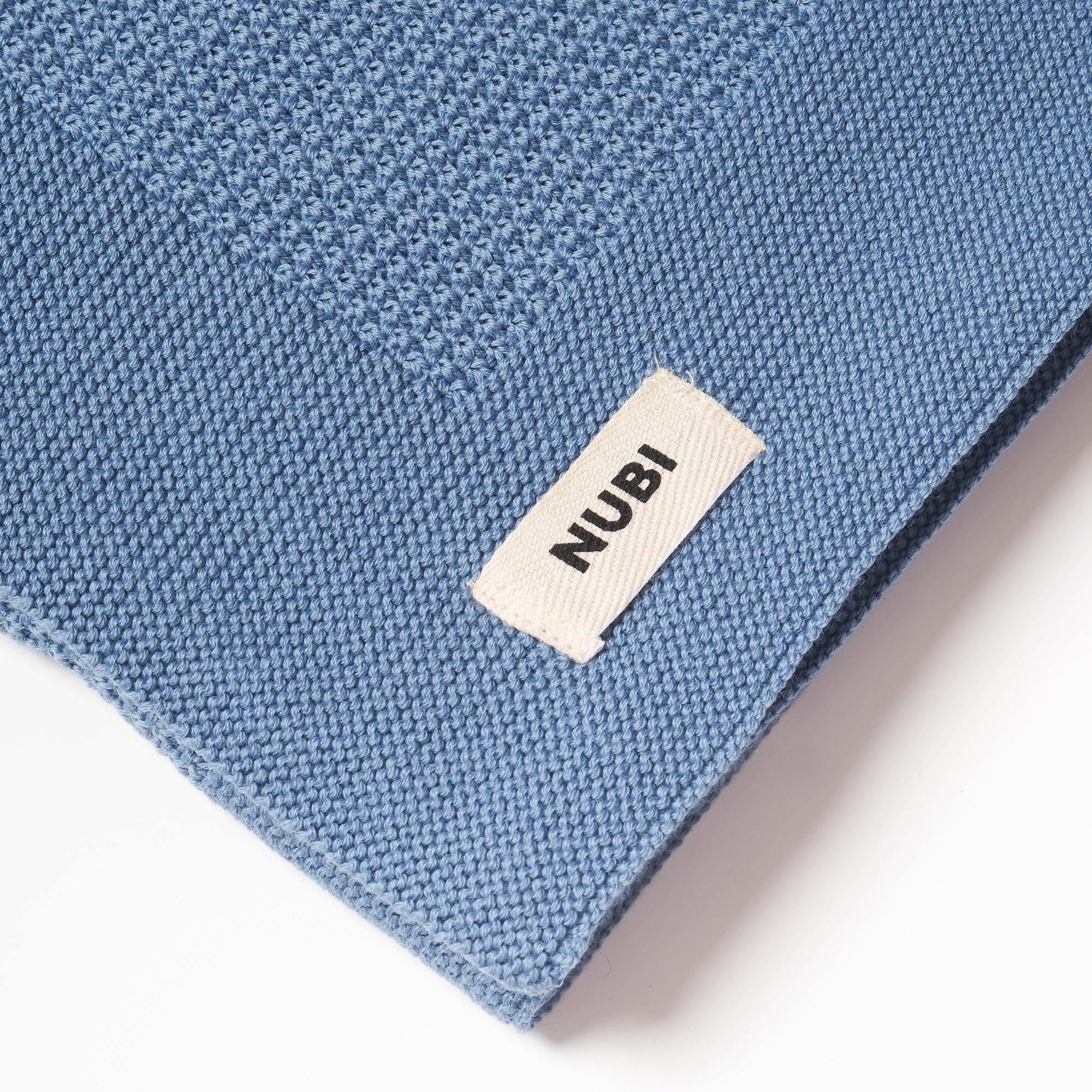 Leni blanket, azure blue – NUBI
