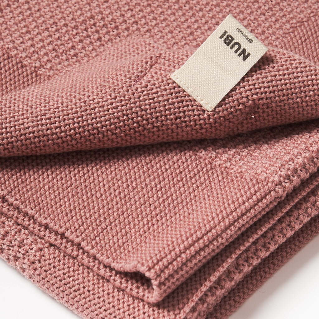Leni blanket, dusty rose