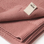 Leni blanket, dusty rose