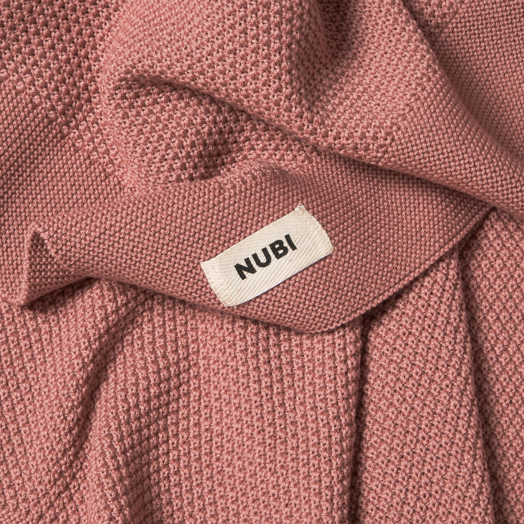 Leni blanket, dusty rose