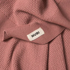Leni blanket, dusty rose