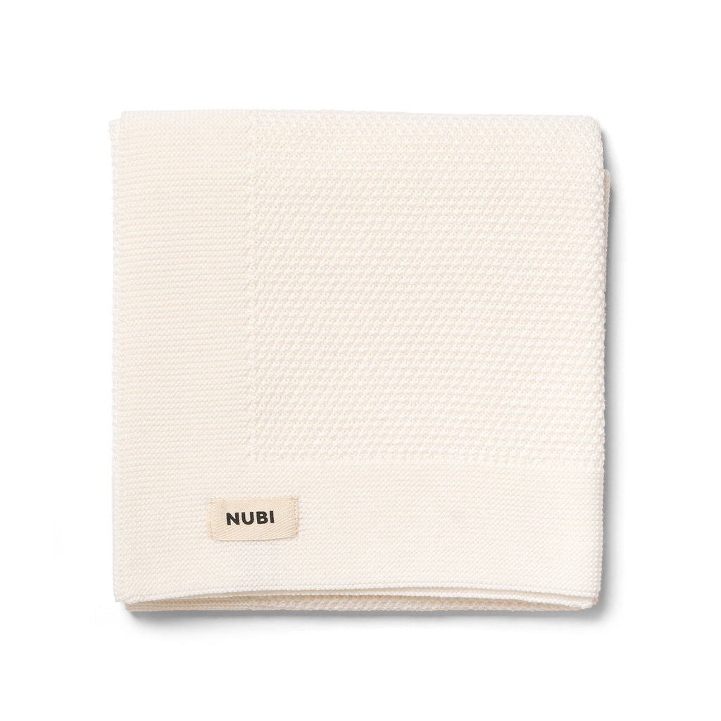 Leni blanket, milky white