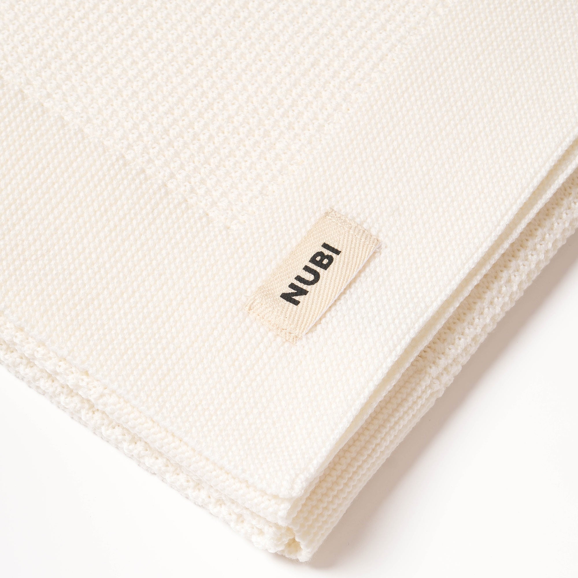 Leni blanket, milky white